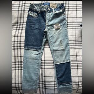 Girls 2 Color Stretchy Skinny Jeans